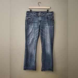 Silver Jeans Womens Suki High Slim Boot Size W36/L31